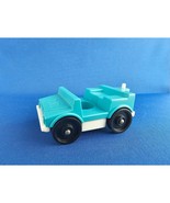 Vintage Fisher Price Little People Zoo #916 - Blue/Turquoise Single Truc... - $9.89