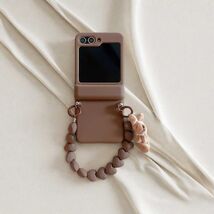 Rabbit Bracelet Phone Case for Samsung Galaxy Z Flip 3/4/5/6 - Matte Sho... - $72.50