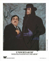 The Undertaker &amp; Paul Bearer Signed Photo 8X10 Rp Autographed Wwe Wwf Wrestling - £15.79 GBP