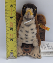 Steiff Fredie Falke Falcon Hawk 5" Mohair Hawk Bird Plush Germany image 12