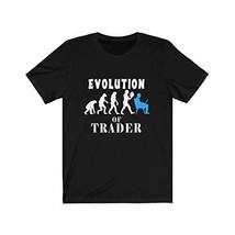 Express Your Love Gifts Gift for Trader, Evolution of Trader Tshirt Black - £20.23 GBP