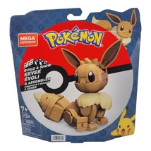 Mega Construx Nintendo Pokemon Eevee Build and Show Toy 215 Pieces Blocks - £21.74 GBP