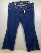 Levis Premium Noughties Bootcut Denim Jeans Wm 34x30  Y2K Flap Pockets Wide Leg - £33.02 GBP