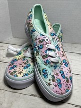 Rainbow Seahorse Sneakers Vans  Girls Sz 2 - £24.17 GBP