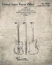 8754.Decoration Poster.Home room interior art print.Patent.Electric guitar.Decor - £12.91 GBP+