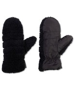 MSRP $33 Jenni Quilted Sherpa Mittens Black Size OSFA - $24.37 CAD