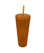 NEW Starbucks 2021 Summer Orange MANGO OMBRE Jeweled Venti Cold Cup Tumb... - $26.79 CAD