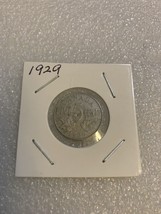 1929 Canada 5 Cents Nickel King George V  Canadian Coin - $1.81