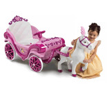 Princess Royal Horse and Carriage Battery-Powered Vehicle Sound Effects,... - £177.28 GBP
