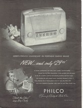 1948 Philco 602 Print Ad Radio Bing Crosby 8.5&quot; x 11&quot; - £15.17 GBP
