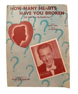 1943 HOW MANY HEARTS HAVE YOU BROKEN Vintage Sheet Music WOODY HERMAN by... - $19.97 CAD