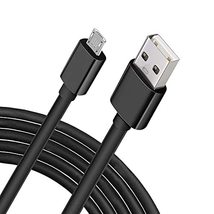 15FT DIGITMON Black Micro Speaker Replacement Premium USB Cable for Alte... - £8.49 GBP