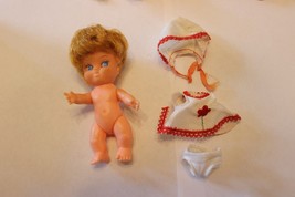 Vintage 4-1/2&quot; Hong Kong Doll with cloths for doll house - £10.65 GBP