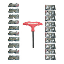 50 Pairs of Southco Male &amp; Female Roto Lock Butt Joint Receptacles. 2 T-... - £605.97 GBP