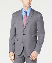 Vince Camuto Men&#39;s Slim-Fit Stretch Wrinkle-Resistant Suit Jacket Grey-46R - £55.58 GBP