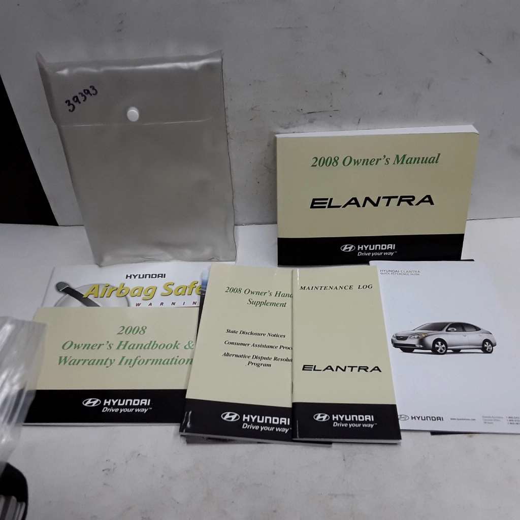 2008 Hyundai Elantra Owners Manual - $38.61