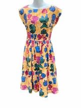 Bea &amp; Dot  Modcloth Womens rockabilly Dress cottagecore  Floral Cap Slee... - £30.14 GBP