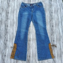 US Polo Assn. Blue Denim Women&#39;s Size 9/10 Solid Low-Rise 90&#39;s Jeans  - $39.59