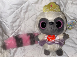 YooHoo &amp; Friends Aurora Bush Baby W/ Noise Plush 5” NWT Princess In Gold Crown - $10.99