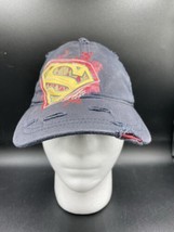Superman Logo Youth Size Hat Strapback Baseball Cap Officially Licensed DC Comic - £10.11 GBP