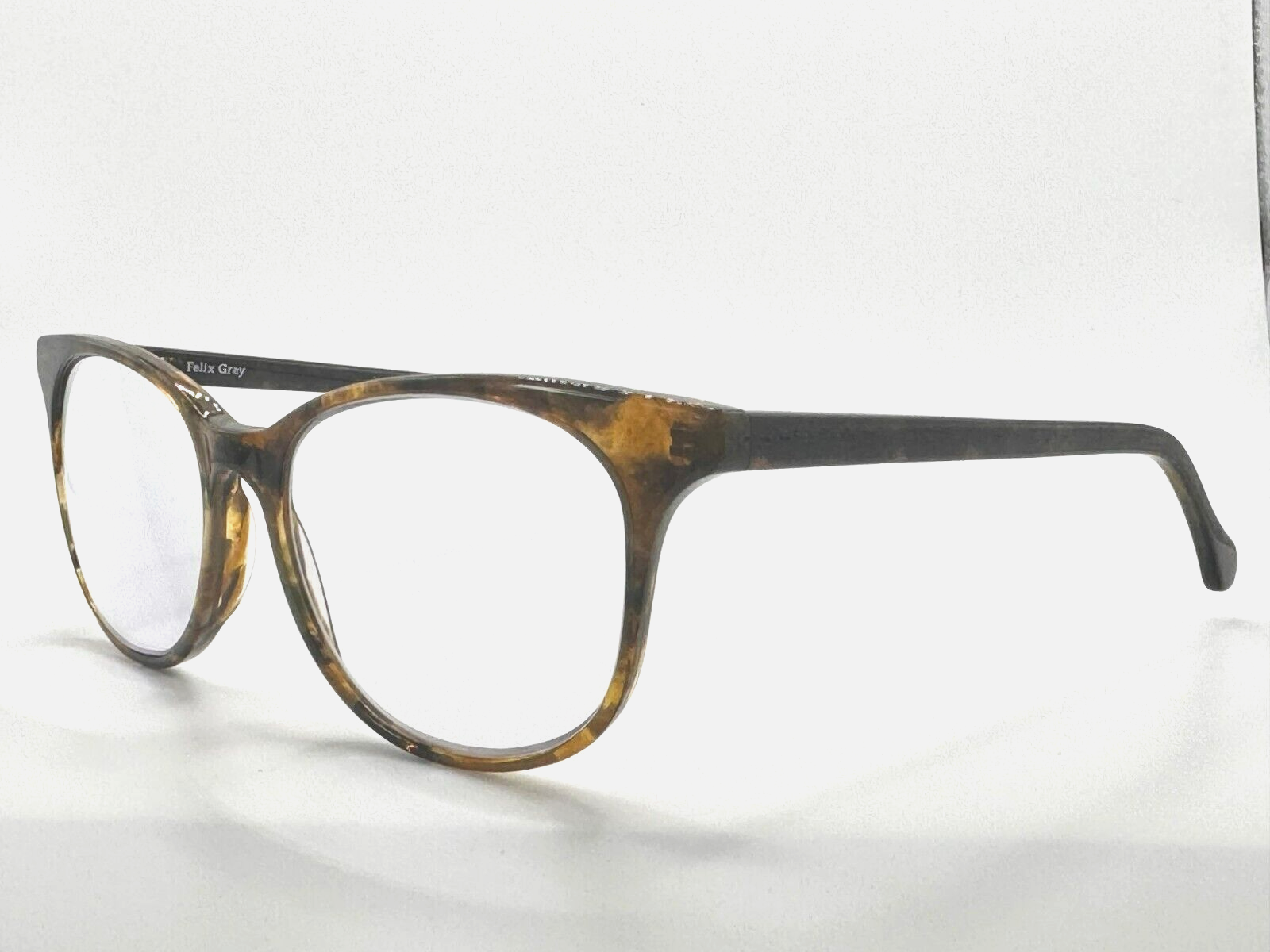 Felix Gray LoveLace Geo Blue Light Blocking Readers Glasses - OLIVE (+3.5)