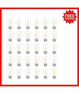 30-Pack of Long-Lasting S14 LED Lights - Perfect for Christmas &amp; -Round Use - $56.46 CAD