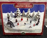 Wonderland Skaters Pond by Christmas Fantasy Ltd Musical Lighted ~ Vinta... - $96.74