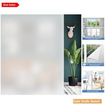 Frosted Window Privacy Film - UV Blocking &amp; Heat Control, 23.6 x 78.7 Inch - $31.63