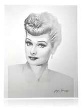 Lucille Ball 19x24 Lithograph By Artist Gary Saderup Signed Poster I Lov... - $49.95