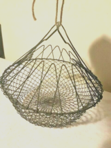 Vintage new Egg Gathering Basket- collapsible - £17.37 GBP