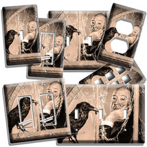 Alfred Hitchcock Crow Old Hollywood Light Switch Outlet Wall Plate Tv Room Decor - £13.37 GBP+