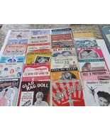 30 Pcs Vintage Piano Sheet Music Musicals Romance Photos 1910-1940 Artwork - $23.01 CAD
