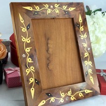 Set of two Thuya wooden photo frames holder, Moroocan Craft thuya picture frame - £86.25 GBP