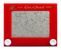 Etch A Sketch Ohio Art Classic Vintage Magic Screen Red Retro Drawing Fun Toy - £47.12 GBP