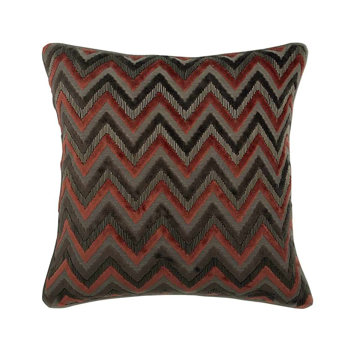 Grey 16&quot;x16&quot; Pillow Cover, Velvet, Chevron, Dress Chevron - $45.05+