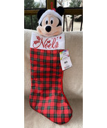 Disney Mickey Mouse Animated Musical Christmas Stocking “DECK THE HALLS”... - £21.17 GBP
