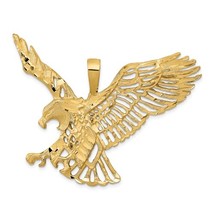 14K Yellow Gold Large Eagle Pendant - $690.99