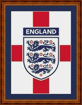 ENGLAND CREST-  pdf  cross stitch chart in 14 count  Original Artwork un... - £9.59 GBP