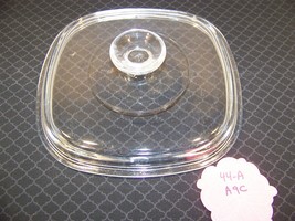 Pyrex Clear 44-A A9C Square Lid Corning Ware - £10.74 GBP