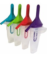 Ice Lolly Pop Mold Popsicle Maker with Straw Makes BPA Free Just Pop In ... - £7.90 GBP