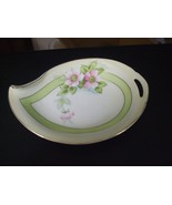 Vintage Germany PT Bavaria Floral Signed Studio Hand Painted Curled Edge... - £23.73 GBP