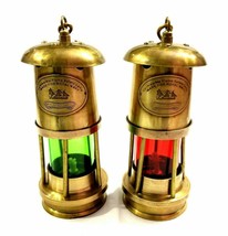 Lot de 2 Nautica Brass Minor Lamp Antique Nautical Ship Boat Light Lantern Boat - £56.55 GBP