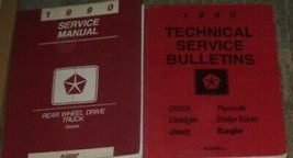 1990 Dodge Dakota Truck Service Repair Shop Manual Set W Technical Bulletins - $75.82