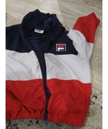 Fila Sport YOUTH SIZE XL 18/20 Blue and Red White Striped Track Jacket F... - $5.89