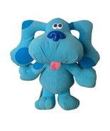 Vintage 1997 Blues Clues Sing Along  Blue 12” Tyco Plush Stuffed Dog Bar... - $33.93 CAD
