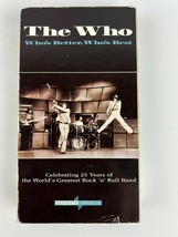 The Who – Who&#39;s Better Who&#39;s Best VHS Video Tape - £10.94 GBP