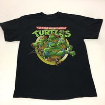 Teenage Mutant Ninja Turtles Black Tshirt Classic TNMT 2013 Adult Large Official - $14.01