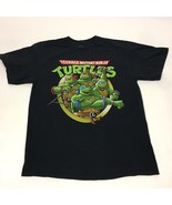 Teenage Mutant Ninja Turtles Black Tshirt Classic TNMT 2013 Adult Large ... - £11.19 GBP
