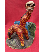 Mexican Folk Art Day Of Dead Jose Juan Aguilar Ceramic Giraffe With Skul... - £62.58 GBP