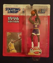 Kobe Bryant 1996 Kenner Starting Lineup Extended Figure w/ Skybox Rookie Card - £328.67 GBP